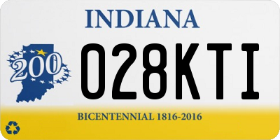 IN license plate 028KTI