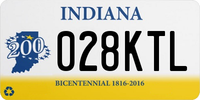 IN license plate 028KTL