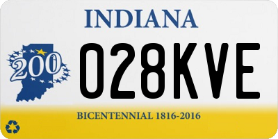 IN license plate 028KVE