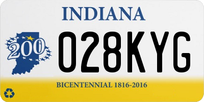 IN license plate 028KYG