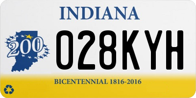 IN license plate 028KYH
