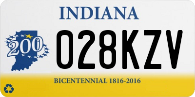 IN license plate 028KZV