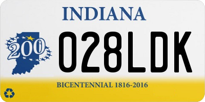 IN license plate 028LDK