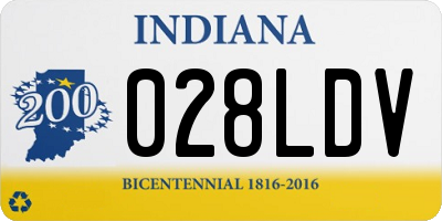 IN license plate 028LDV