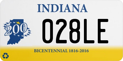 IN license plate 028LE