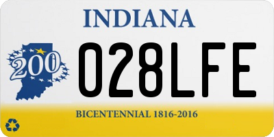 IN license plate 028LFE