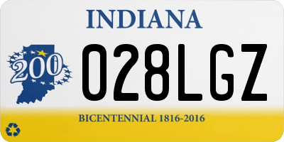 IN license plate 028LGZ