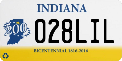 IN license plate 028LIL