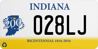 IN license plate 028LJ