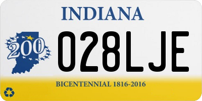 IN license plate 028LJE