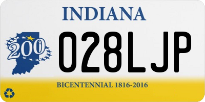 IN license plate 028LJP