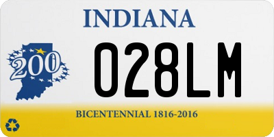 IN license plate 028LM