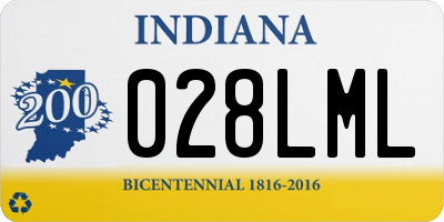 IN license plate 028LML