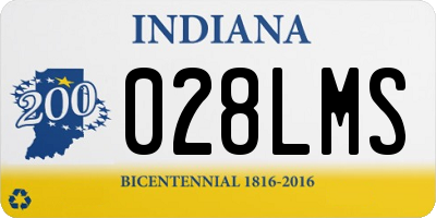 IN license plate 028LMS