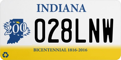 IN license plate 028LNW