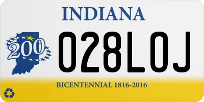 IN license plate 028LOJ