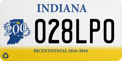 IN license plate 028LPO
