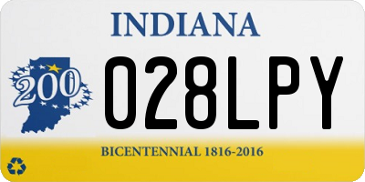IN license plate 028LPY