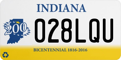 IN license plate 028LQU