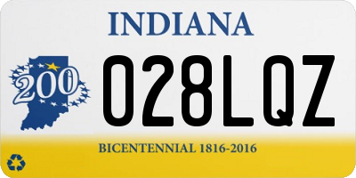 IN license plate 028LQZ