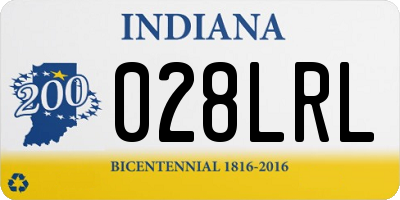 IN license plate 028LRL