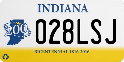 IN license plate 028LSJ