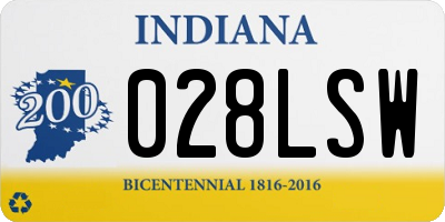 IN license plate 028LSW