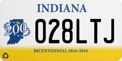 IN license plate 028LTJ