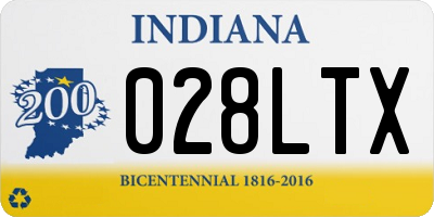IN license plate 028LTX