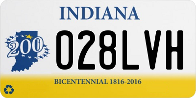 IN license plate 028LVH