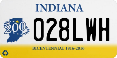 IN license plate 028LWH