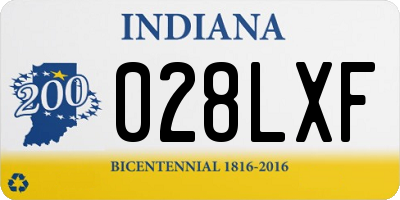 IN license plate 028LXF