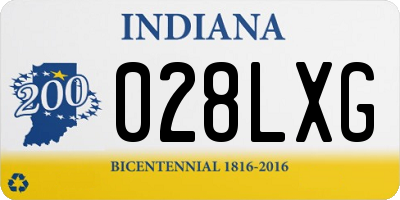 IN license plate 028LXG