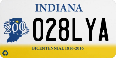 IN license plate 028LYA