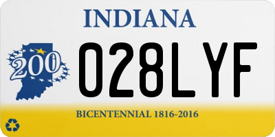 IN license plate 028LYF