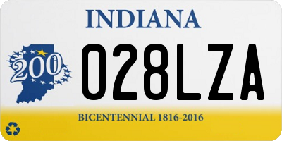 IN license plate 028LZA