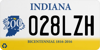 IN license plate 028LZH