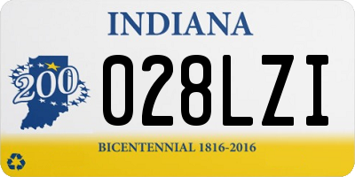 IN license plate 028LZI