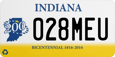 IN license plate 028MEU