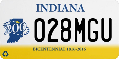 IN license plate 028MGU