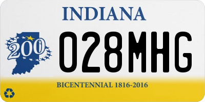 IN license plate 028MHG