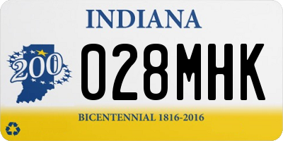 IN license plate 028MHK