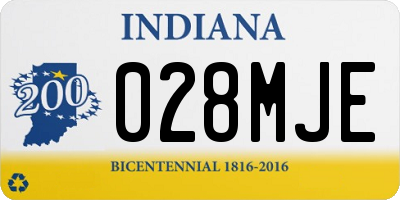 IN license plate 028MJE