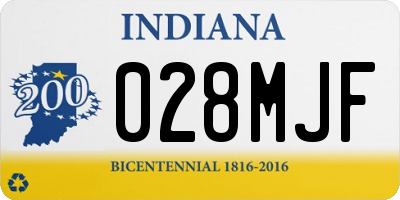 IN license plate 028MJF