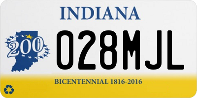 IN license plate 028MJL
