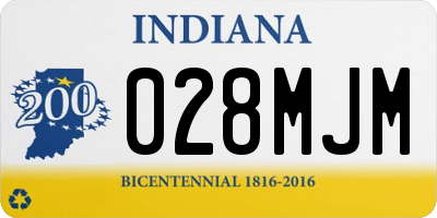 IN license plate 028MJM