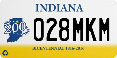IN license plate 028MKM