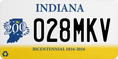 IN license plate 028MKV