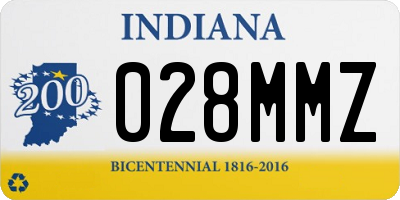 IN license plate 028MMZ