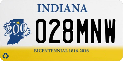 IN license plate 028MNW